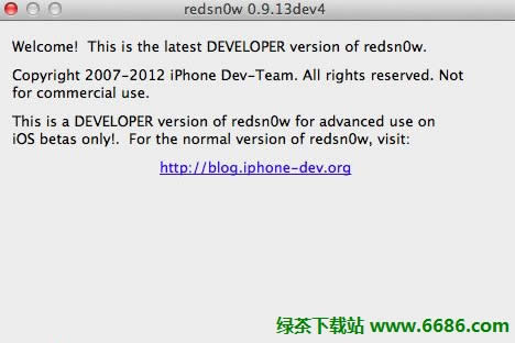 ѩRedSn0w 0.9.13dev4(֧iOS6 GMԽ)