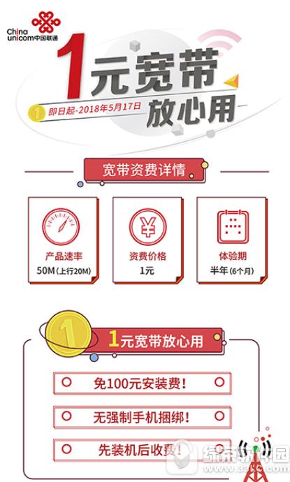 聯通一元寬帶怎么申請辦理 聯通一元寬帶辦理流程1