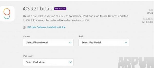 iOS9.2.1 Beta2更新了什么内容