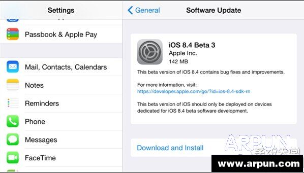 iOS 8.4 beta 3ʽl(f)iOS 8.4 beta 3ʽl(f) arpun.com