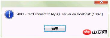 
ܹӵΪlocalhostϵMySQL